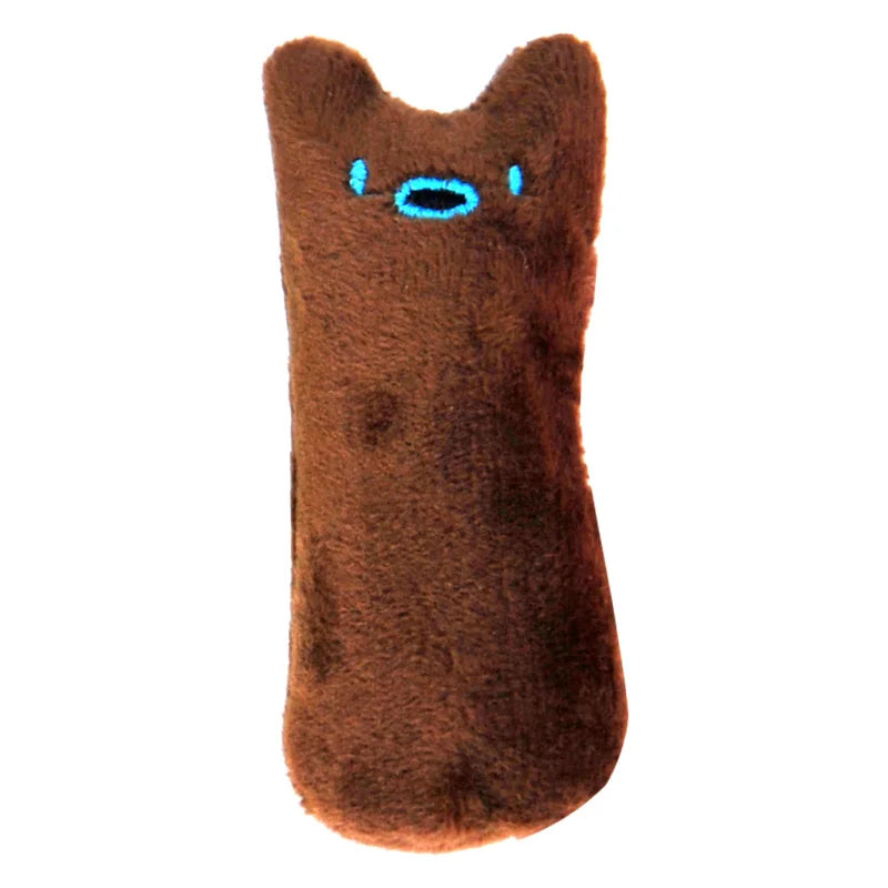 Funny Interactive Catnip Plush Toy – Teeth Grinding & Vocal Chewing Fun