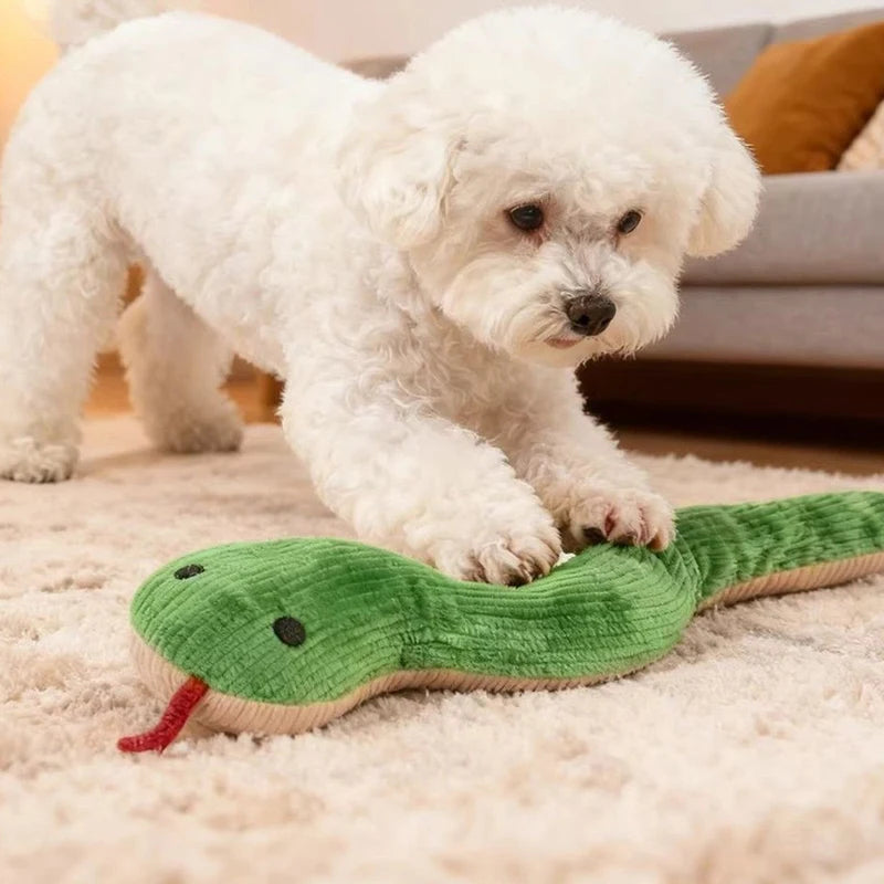 Plush Snake Toy for Cats & Dogs – Soft, Crinkly & 35 cm of Wiggly Fun