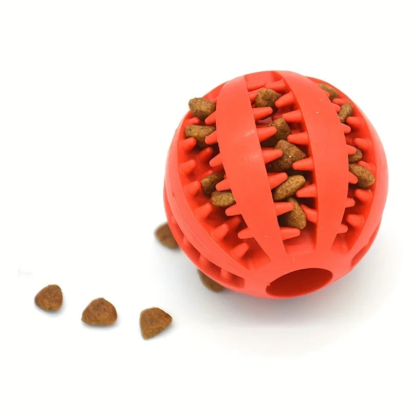 Treat‑Dispensing Chew Ball – Interactive Puzzle Toy for Dogs