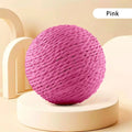 10 cm Interactive Sisal Cat Scratching Ball Toy – Teeth Cleaning & Anti‑Bite Fun