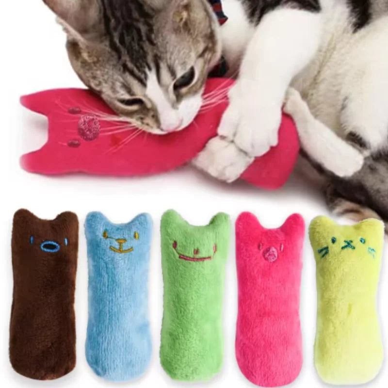 Funny Interactive Catnip Plush Toy – Teeth Grinding & Vocal Chewing Fun