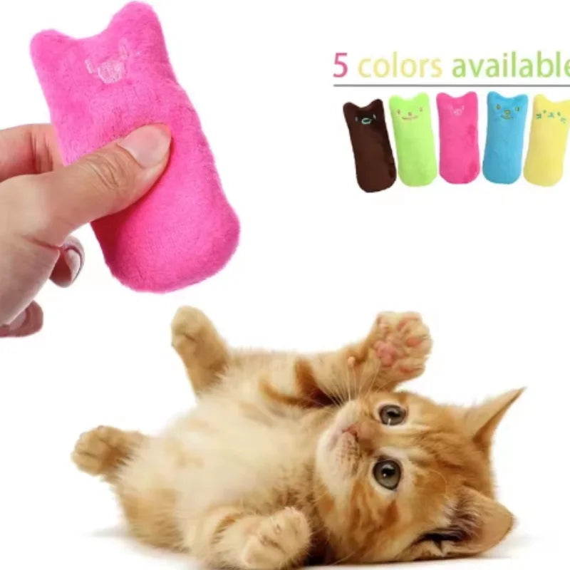 Funny Interactive Catnip Plush Toy – Teeth Grinding & Vocal Chewing Fun