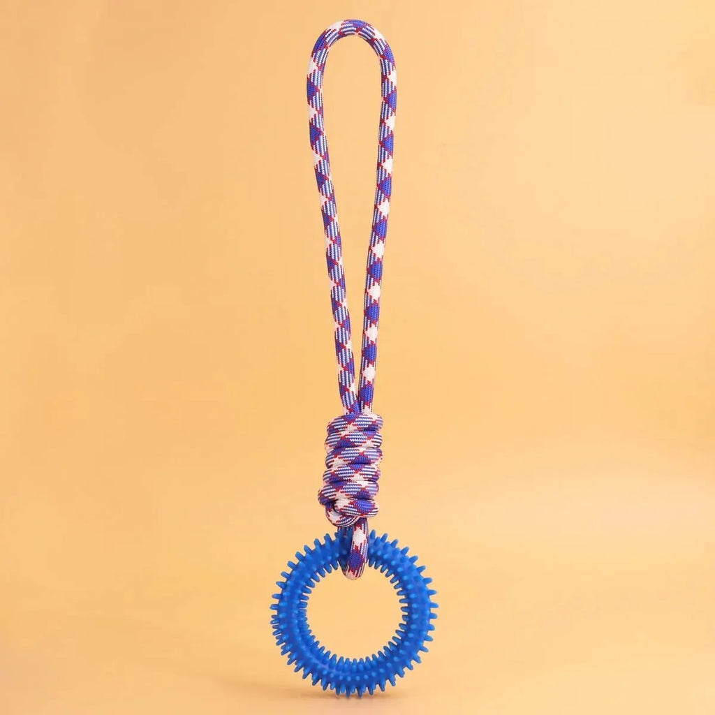 Rope & Ring Tug Toy – Durable, Fun & Perfect for Active Dogs