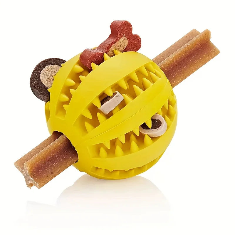Treat‑Dispensing Chew Ball – Interactive Puzzle Toy for Dogs