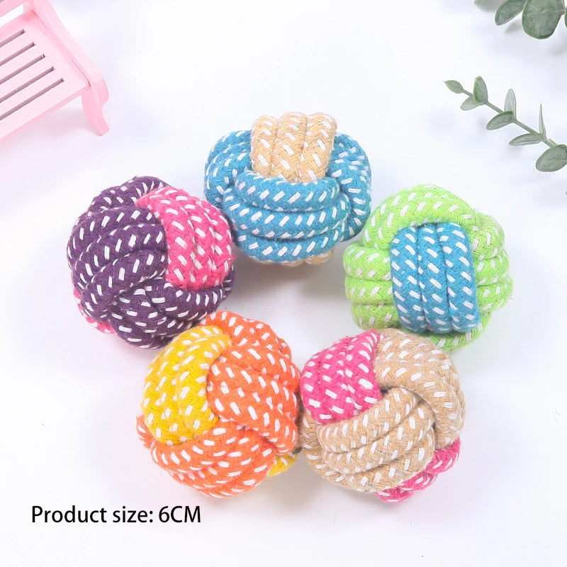Mini Indestructible Rope Toy for Small Dogs & Cats