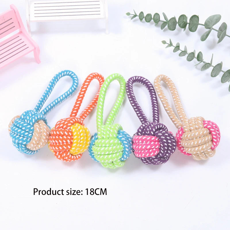 Mini Indestructible Rope Toy for Small Dogs & Cats