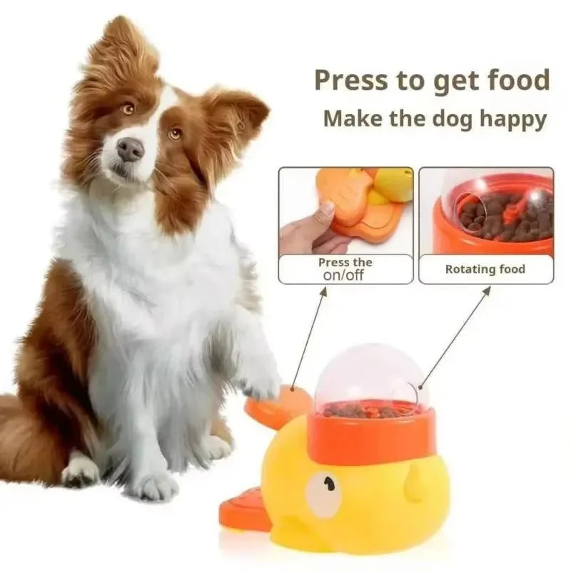 Interactive Lever‑Spin Treat Dispenser – Fun, Smart Rewarding