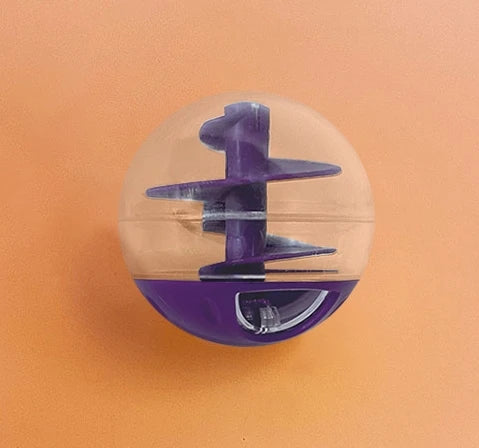 Cat Spiral Treat Ball – Play, Chase & Treat Time in One!