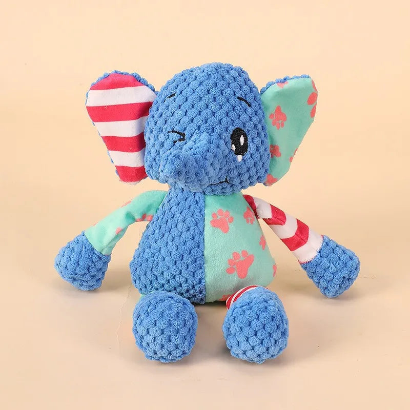Cute Animal Plush Toys – Dog & Elephant