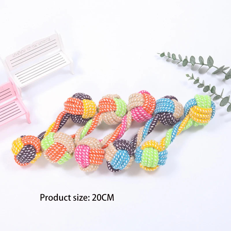 Mini Indestructible Rope Toy for Small Dogs & Cats