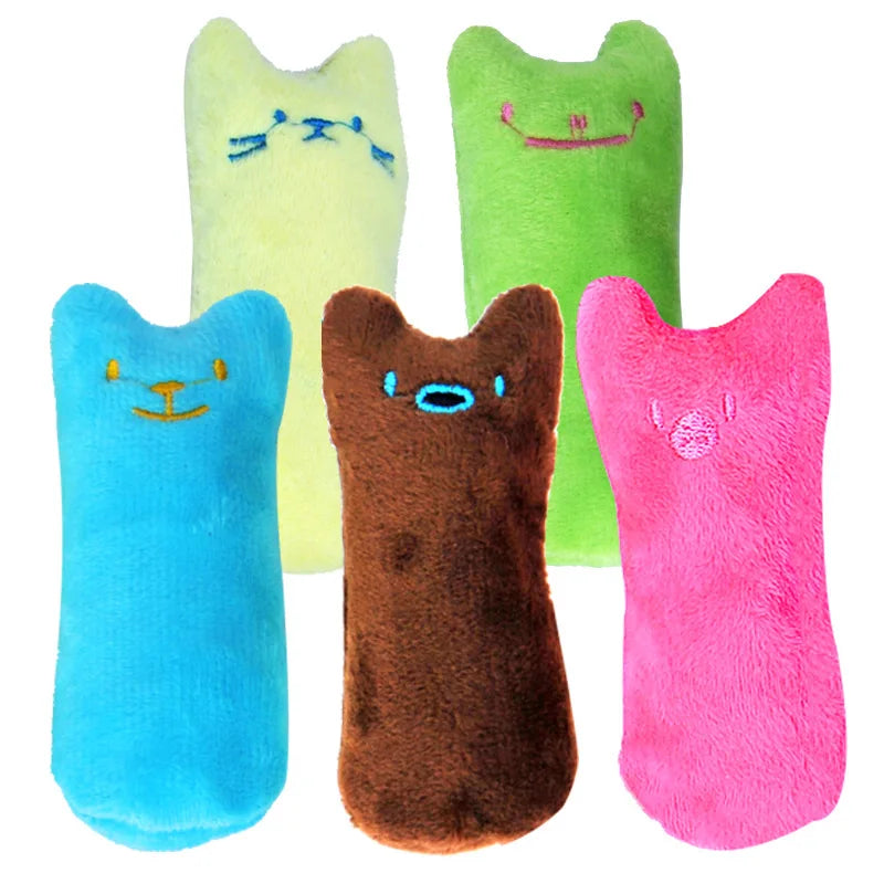 Funny Interactive Catnip Plush Toy – Teeth Grinding & Vocal Chewing Fun