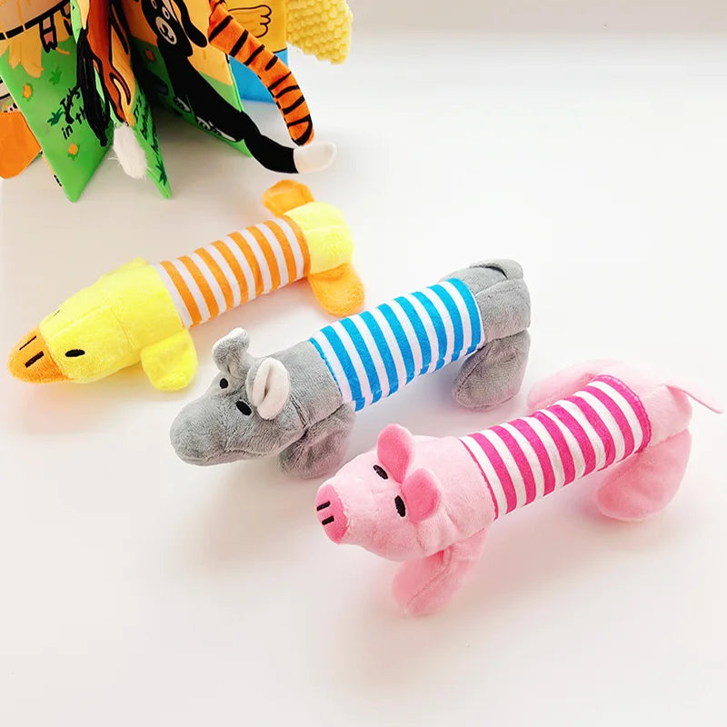 Squeaky Mini Plush Friends
