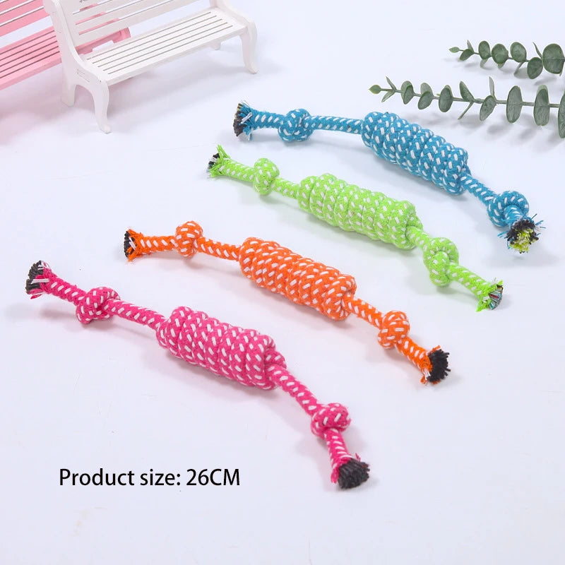 Mini Indestructible Rope Toy for Small Dogs & Cats