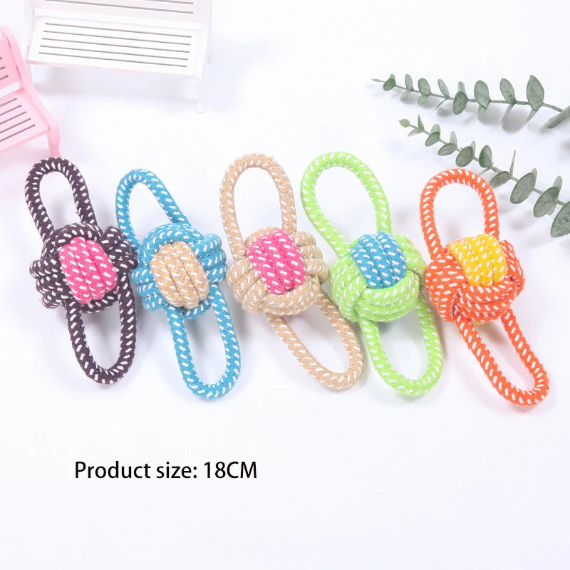 Mini Indestructible Rope Toy for Small Dogs & Cats