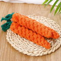 Rope‑Woven Carrot Toy – Fun Chew & Tug for Puppies and Dogs