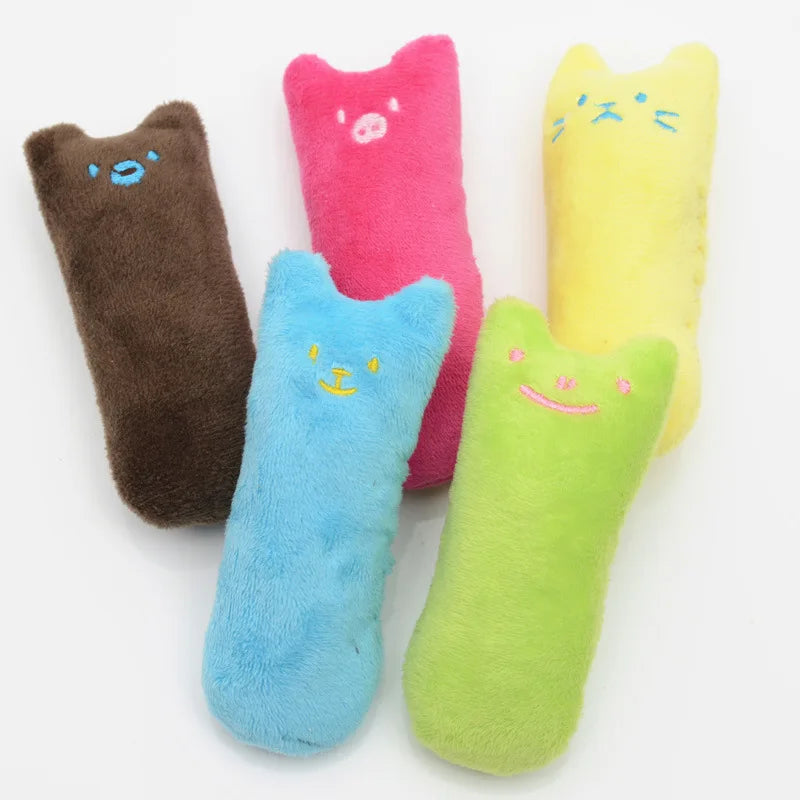Funny Interactive Catnip Plush Toy – Teeth Grinding & Vocal Chewing Fun